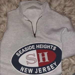 Large Seaside Heights Quarterzip